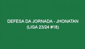 Defesa da jornada – Jhonatan (Liga 23/24 #18)