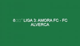 🔴 LIGA 3: AMORA FC – FC ALVERCA