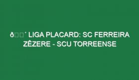 🔴 LIGA PLACARD: SC FERREIRA ZÊZERE – SCU TORREENSE