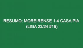 Resumo: Moreirense 1-4 Casa Pia  (Liga 23/24 #16)