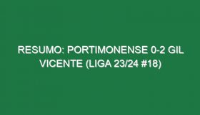 Resumo: Portimonense 0-2 Gil Vicente (Liga 23/24 #18)