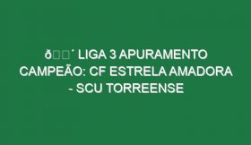 🔴 LIGA 3 APURAMENTO CAMPEÃO: CF ESTRELA AMADORA – SCU TORREENSE