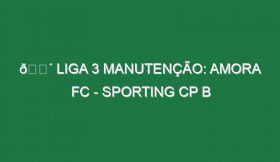 🔴 LIGA 3 MANUTENÇÃO: AMORA FC – SPORTING CP B