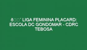 🔴 LIGA FEMININA PLACARD: ESCOLA DC GONDOMAR – CDRC TEBOSA