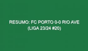 Resumo: FC Porto 0-0 Rio Ave (Liga 23/24 #20)