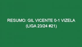 Resumo: Gil Vicente 0-1 Vizela (Liga 23/24 #21)