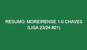 Resumo: Moreirense 1-0 Chaves (Liga 23/24 #21)