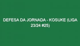 Defesa da jornada – Kosuke (Liga 23/24 #25)