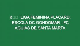 🔴 LIGA FEMININA PLACARD: ESCOLA DC GONDOMAR – FC ÁGUIAS DE SANTA MARTA