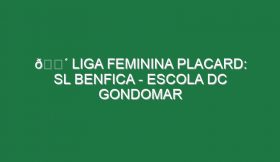 🔴 LIGA FEMININA PLACARD: SL BENFICA – ESCOLA DC GONDOMAR