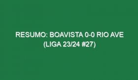 Resumo: Boavista 0-0 Rio Ave (Liga 23/24 #27)