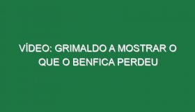 Vídeo: Grimaldo a mostrar o que o Benfica perdeu