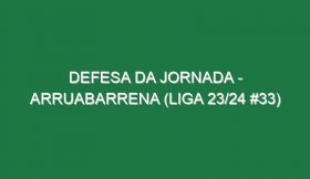 Defesa da jornada – Arruabarrena (Liga 23/24 #33)