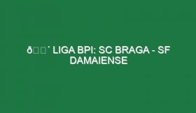 🔴 LIGA BPI: SC BRAGA – SF DAMAIENSE