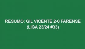 Resumo: Gil Vicente 2-0 Farense (Liga 23/24 #33)