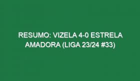 Resumo: Vizela 4-0 Estrela Amadora (Liga 23/24 #33)