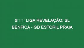 🔴 LIGA REVELAÇÃO: SL BENFICA – GD ESTORIL PRAIA