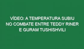 Vídeo: A temperatura subiu no combate entre Teddy Riner e Guram Tushishvili