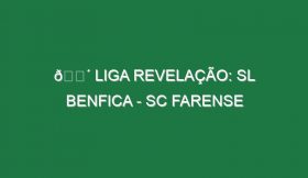 🔴 LIGA REVELAÇÃO: SL BENFICA – SC FARENSE