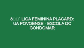 🔴 LIGA FEMININA PLACARD: UA POVOENSE – ESCOLA DC GONDOMAR