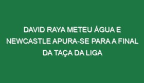 David Raya meteu água e Newcastle apura-se para a final da Taça da Liga