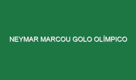 Neymar marcou golo olímpico