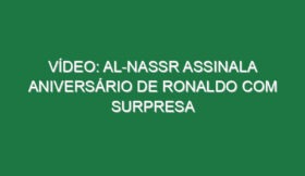 Vídeo: Al-Nassr assinala aniversário de Ronaldo com surpresa